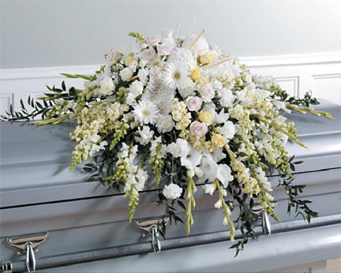Raise Me Up Casket Spray