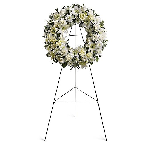 Peaceful White Wreath