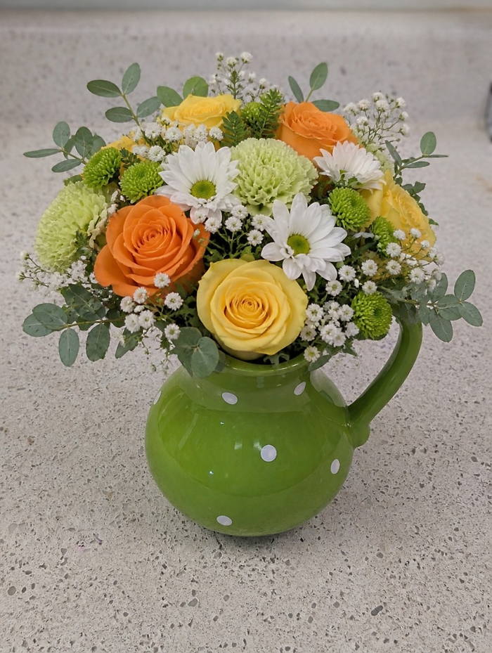 Pitcher of Blooms- Green