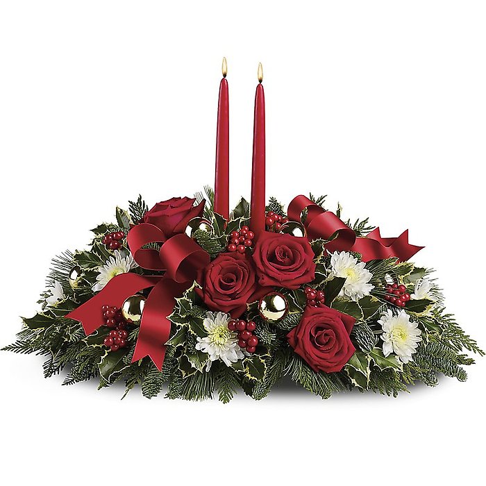 Holiday Shimmer Centerpiece