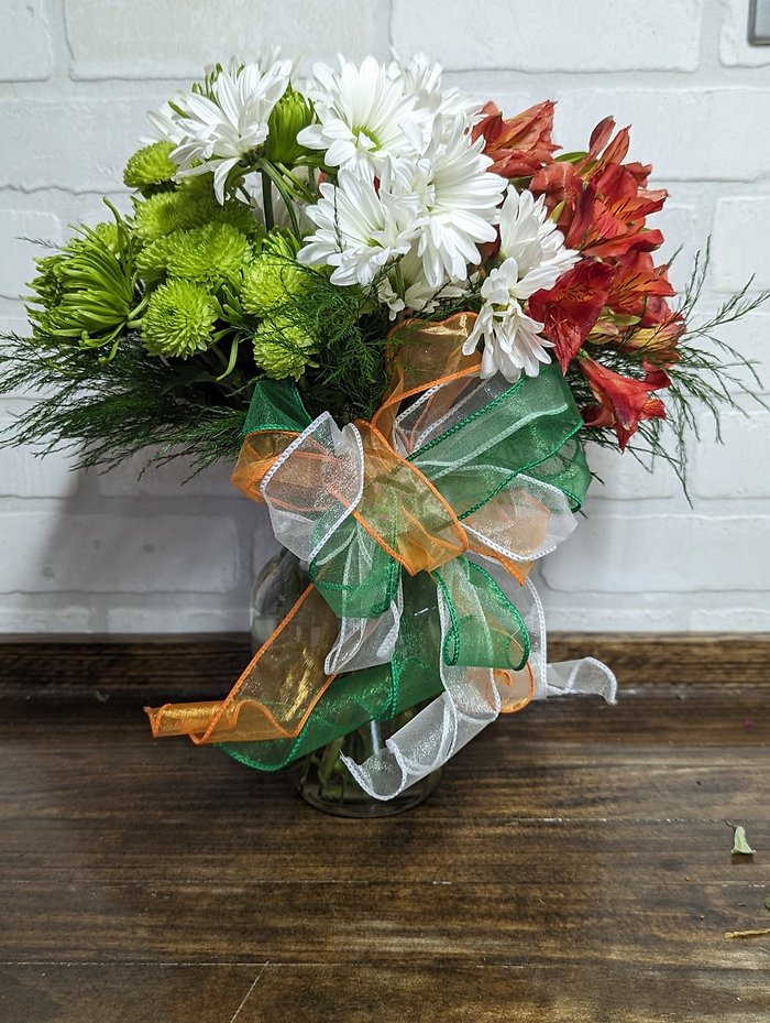 Irish Flag of Flowers