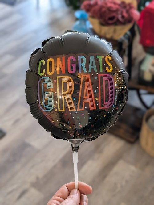 Graduation Ballon on a Stick